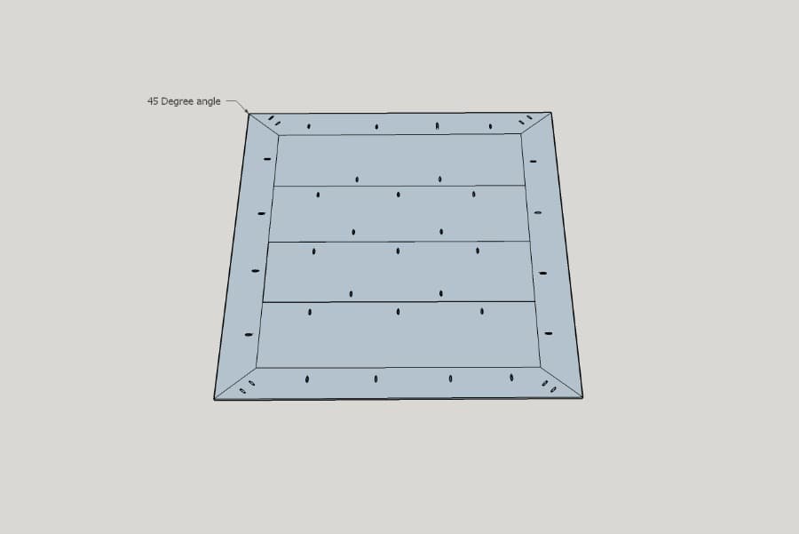 Modern Farmhouse Square Coffee Table — step photo 9