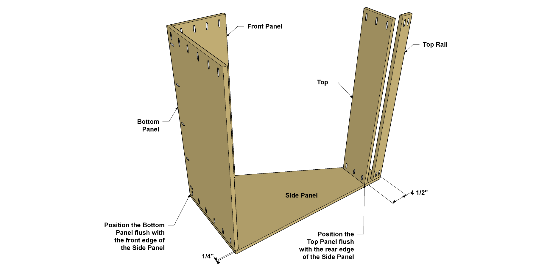 Toy Box with Easel — step photo 6