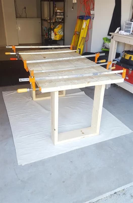 Simple, Modern Outdoor Table — step photo 10