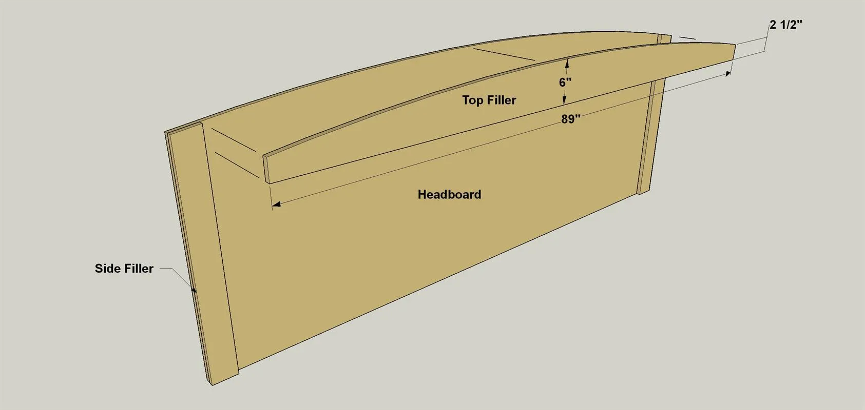Arched-Top Headboard — step photo 9