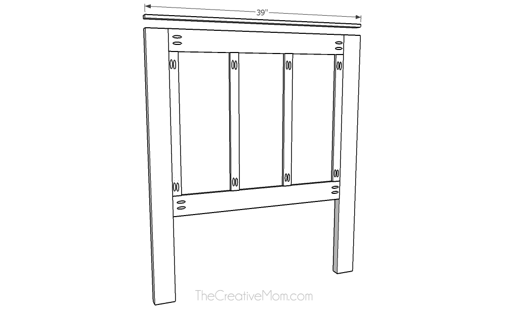 Twin Size Board and Batten Headboard — step photo 11