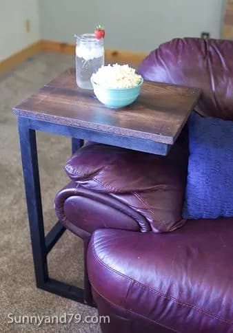 Rustic Slide In End Table — step photo 13