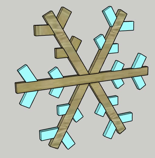 DIY Wooden Snowflake — step photo 8