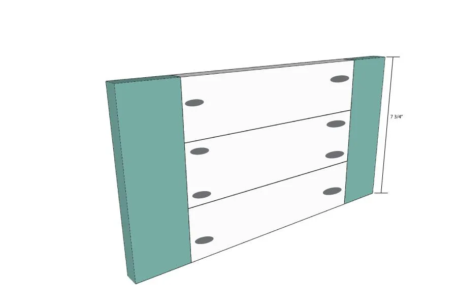 Mission Style Open Shelf Bathroom Vanity — step photo 17