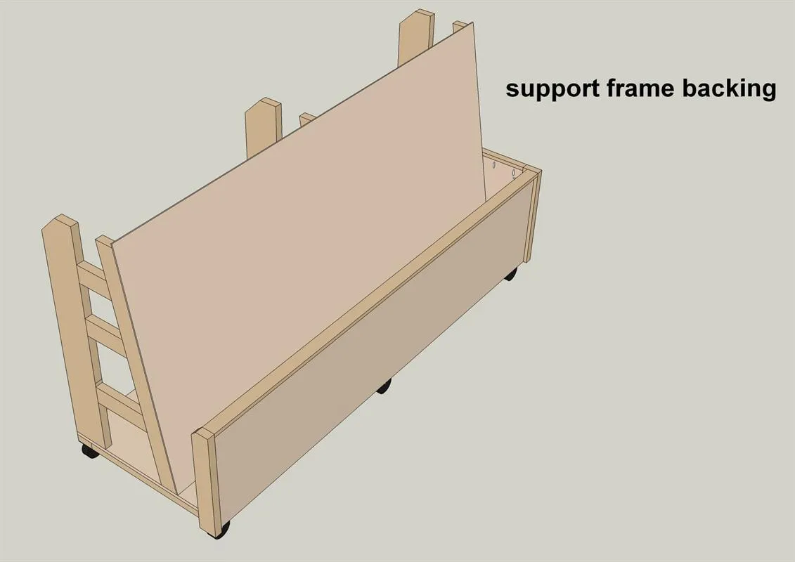 DIY Lumber Rack – How to Build a Rolling Lumber Sheet Goods Cart — step photo 24