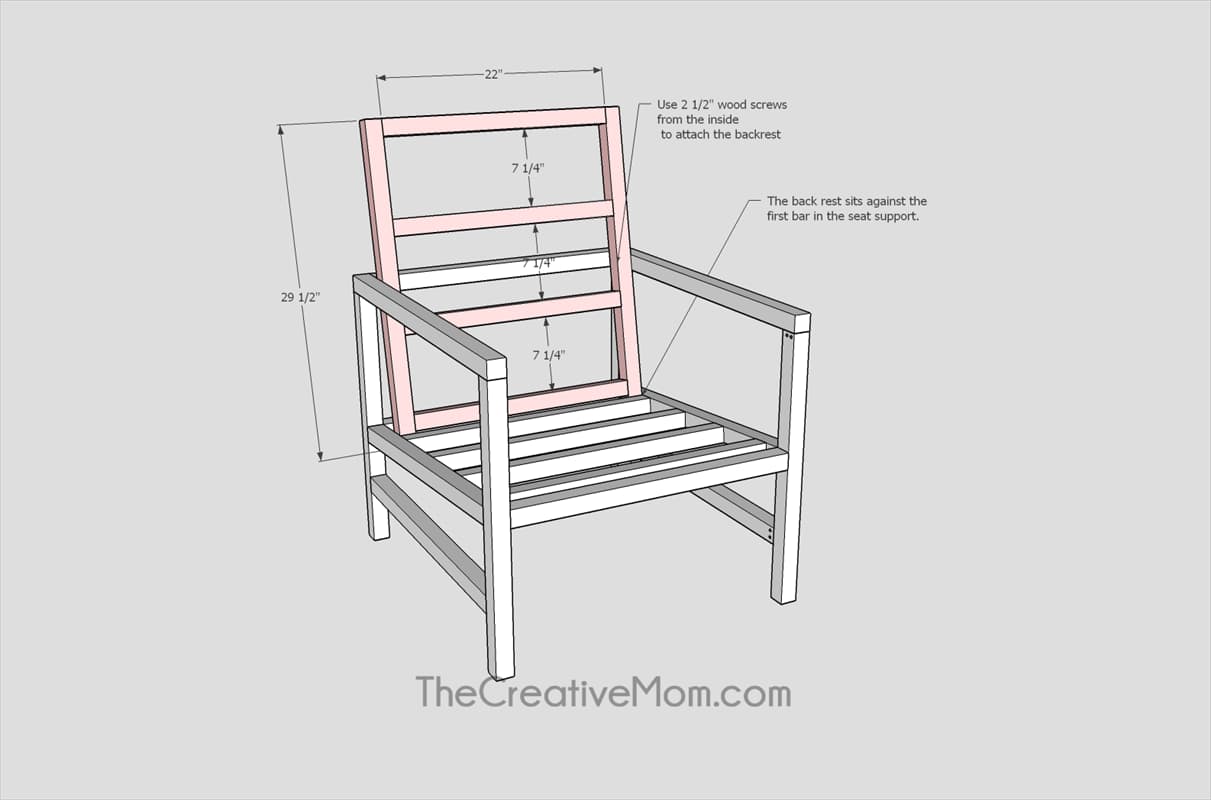 Modern Outdoor Chair — step photo 12