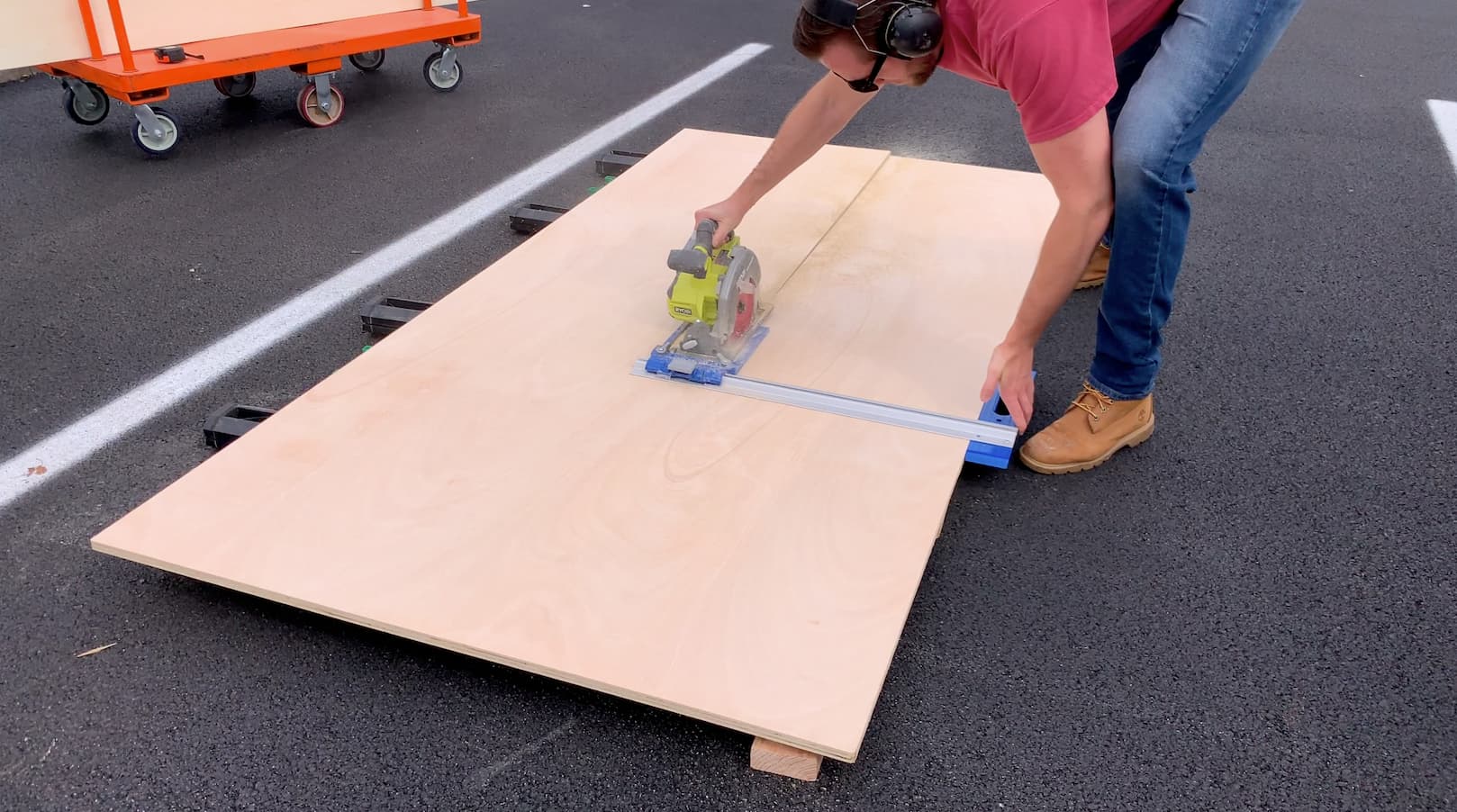 Plywood Media Console — step photo 9