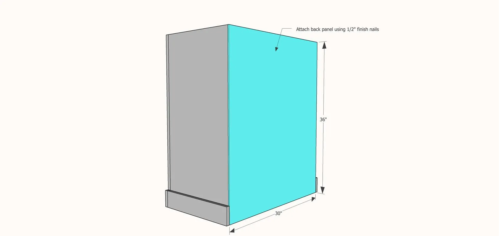 DIY Small Buffet — step photo 9