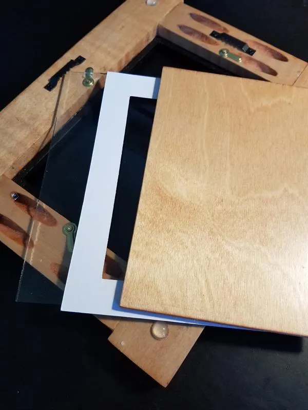 WALL HUNG PHOTO FRAME — step photo 12