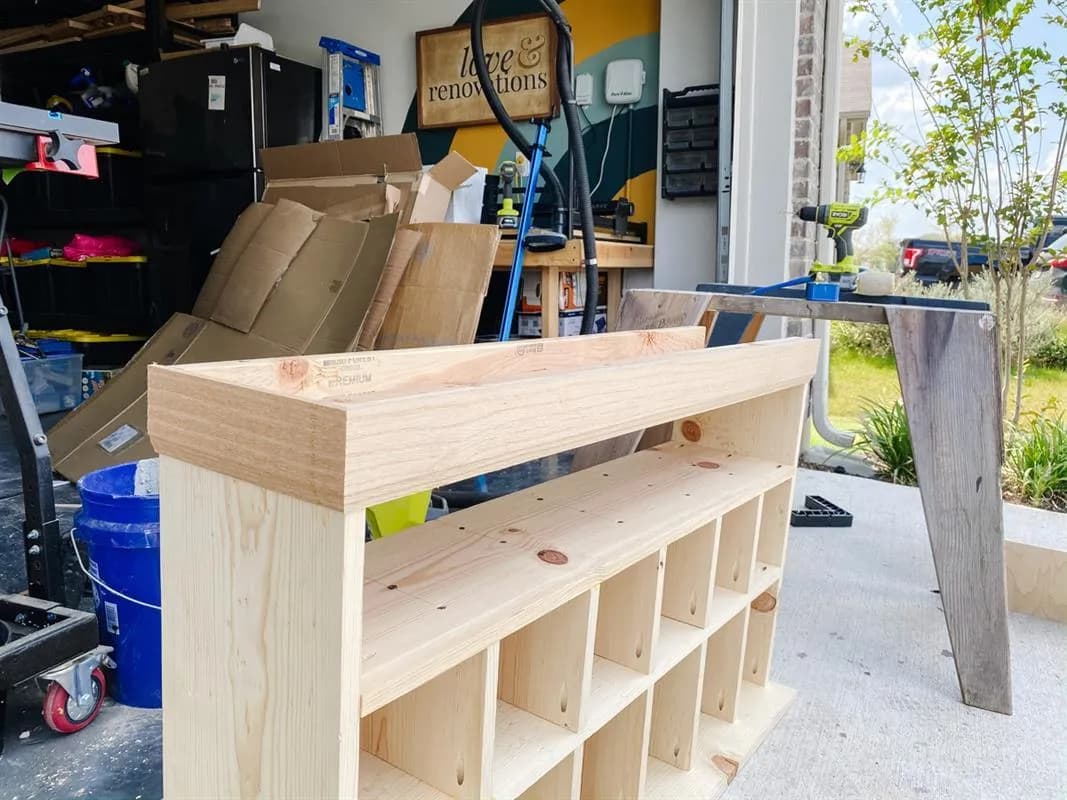 How To Build a Shoe Shelf – DIY Shoe Shelf Plan — step photo 7