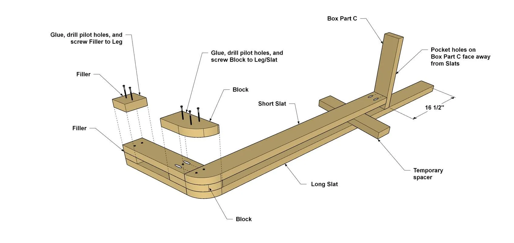 Modern Outdoor Bench — step photo 11
