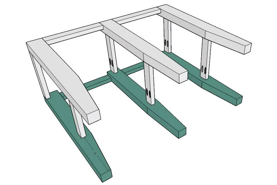 Upholstered Bar Stool Benches — step photo 8