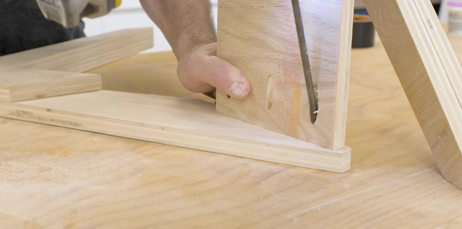 Plywood Chair Set — step photo 12