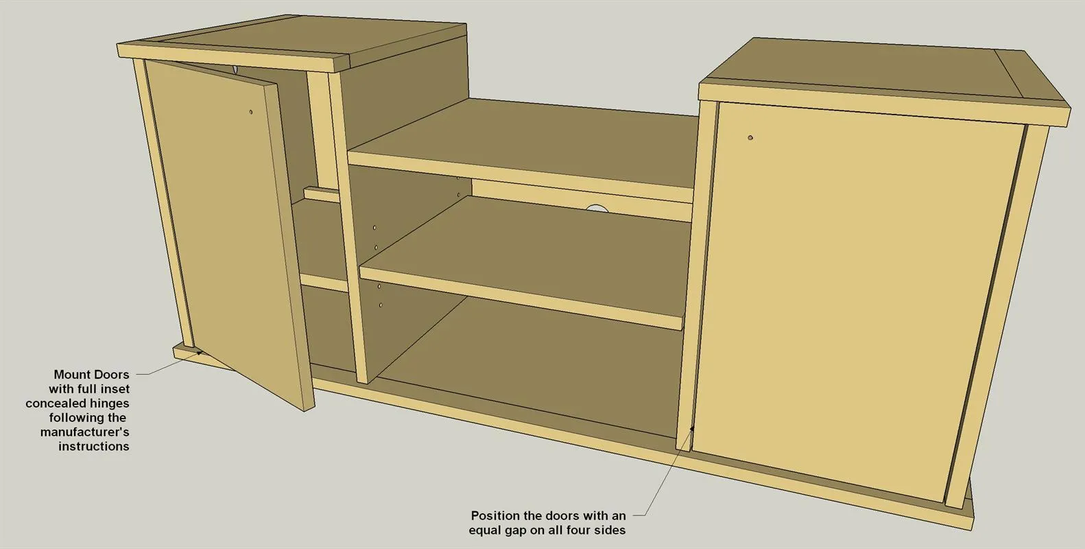 Record Player Stand with Storage — step photo 17