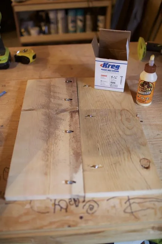 Rustic Slide In End Table — step photo 10