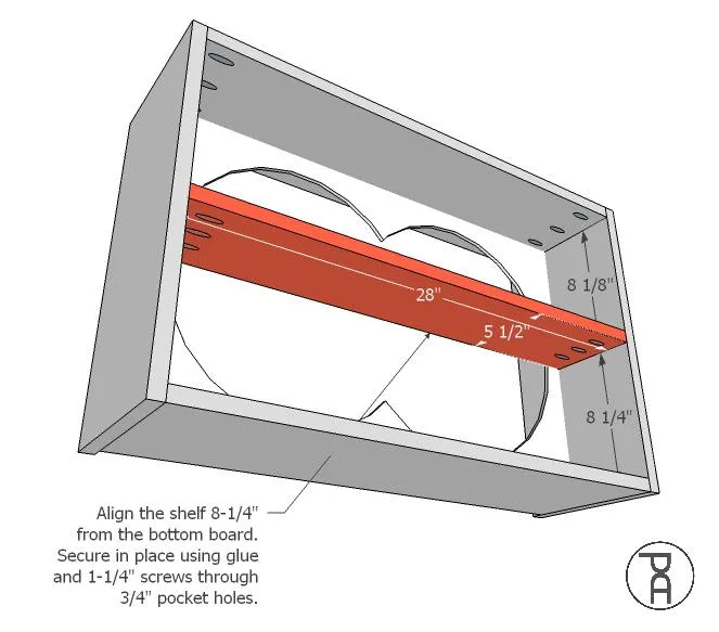 Rolling Mirror Bathroom Wall Cabinet — step photo 12