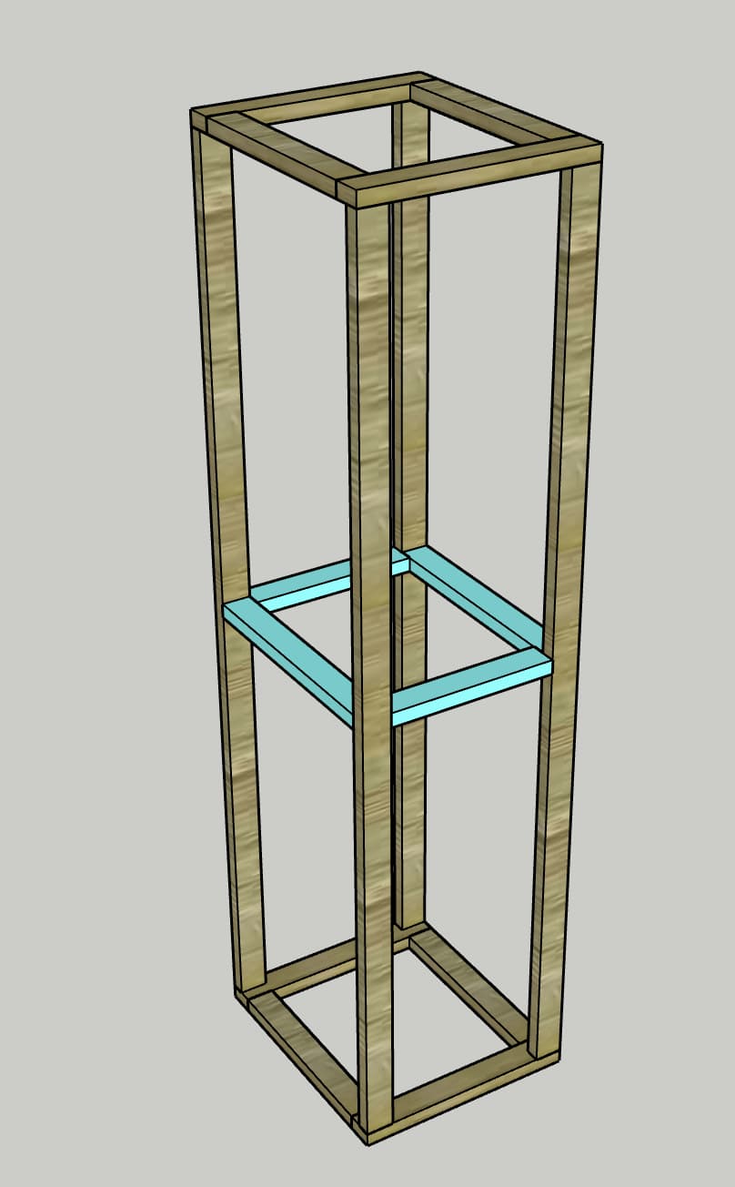 Bookcase with toy storage and animal zoo — step photo 11