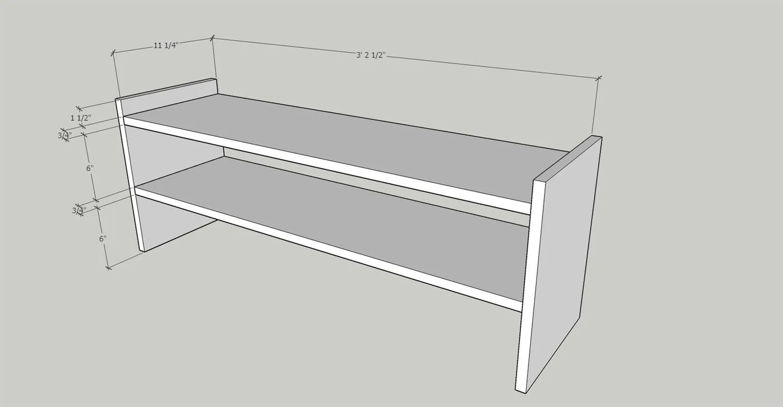 Simple shoe storage rack — step photo 4