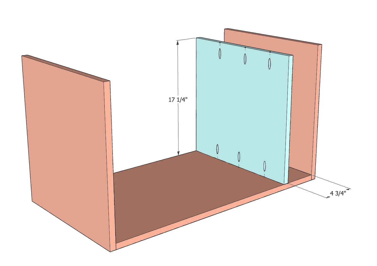 DIY File and Printer Cabinet — step photo 4