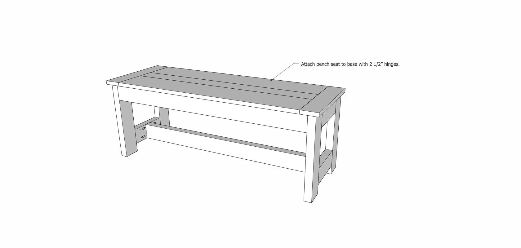 Farmhouse Storage Bench — step photo 10