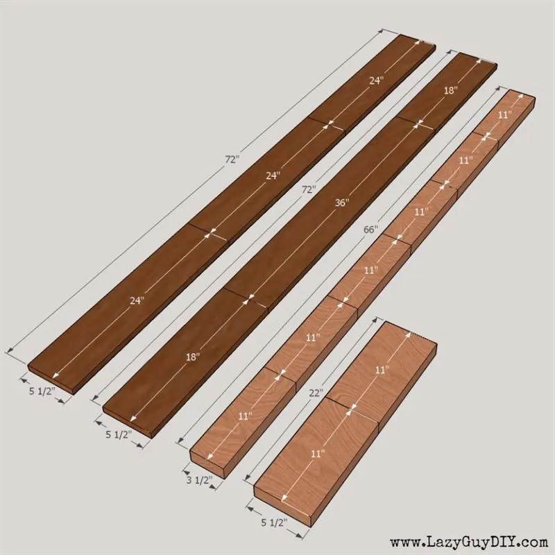Patchwork Plank Bench — step photo 3