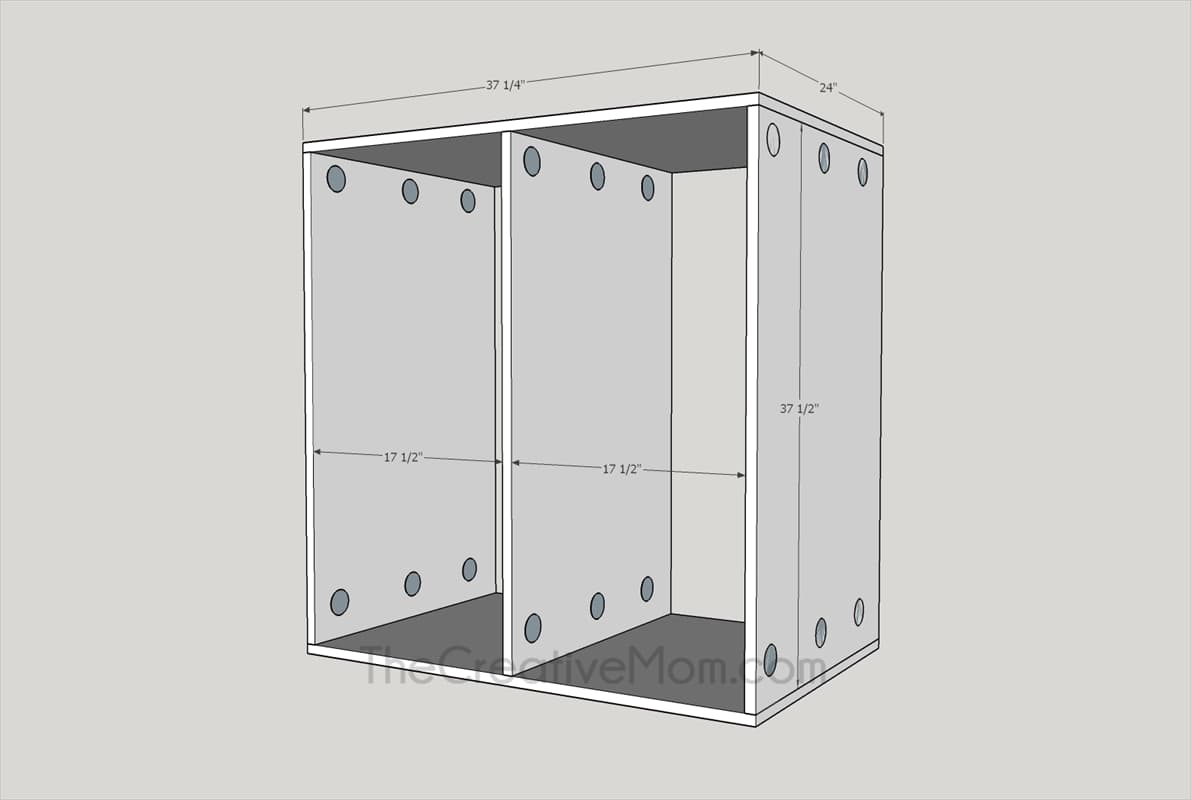 DIY Laundry Basket Shelves – Free Project Plan — step photo 7