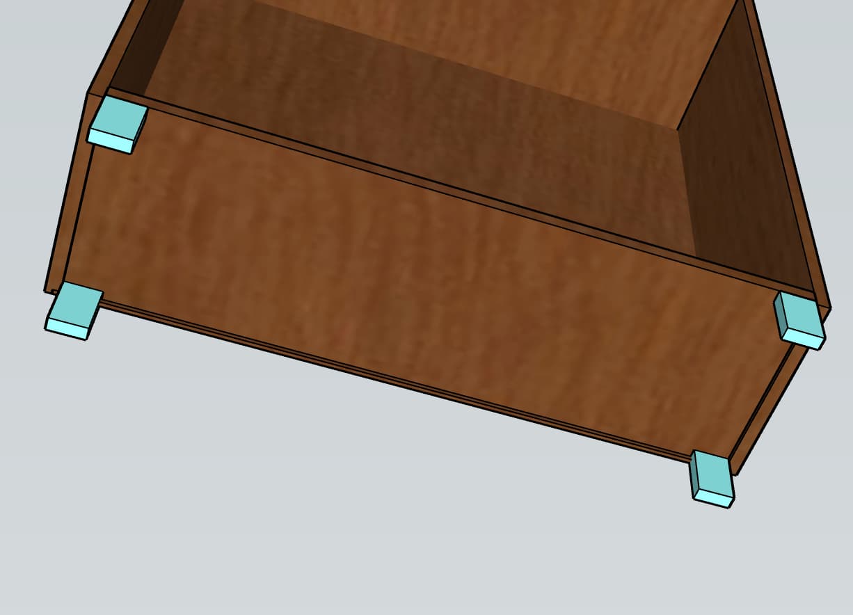 Traditional Bookshelf with Modern Legs — step photo 6