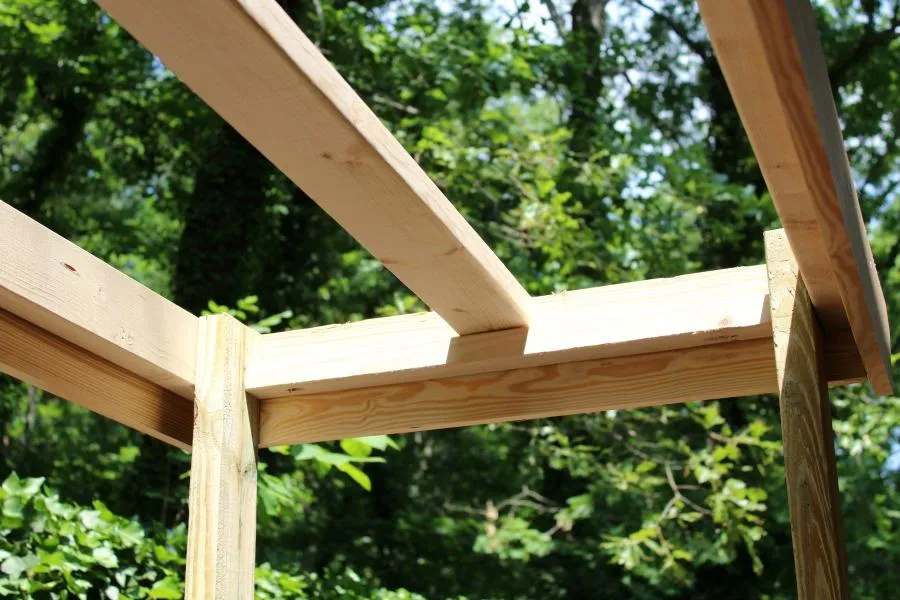 Porch Swing with Pergola — step photo 16