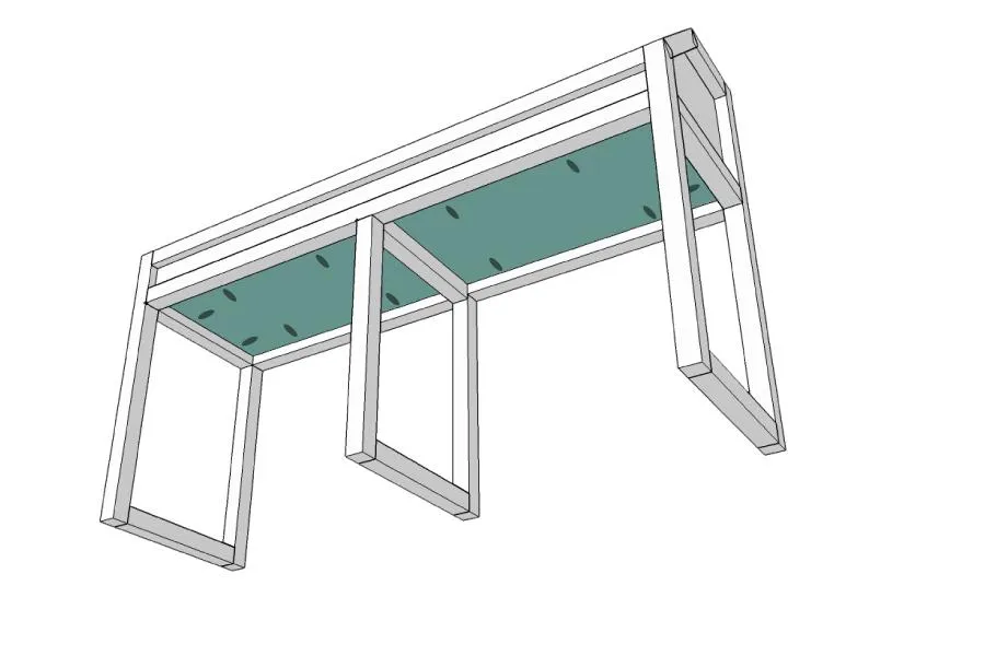 Toy Storage Console with Rolling Bins — step photo 15