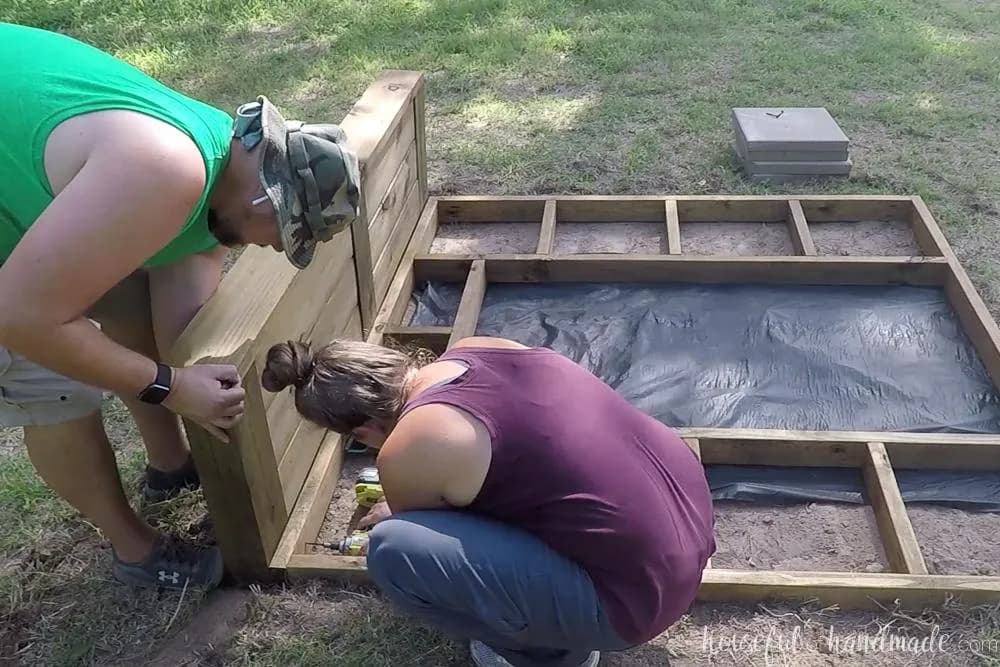 Horseshoe Pit Frame — step photo 10