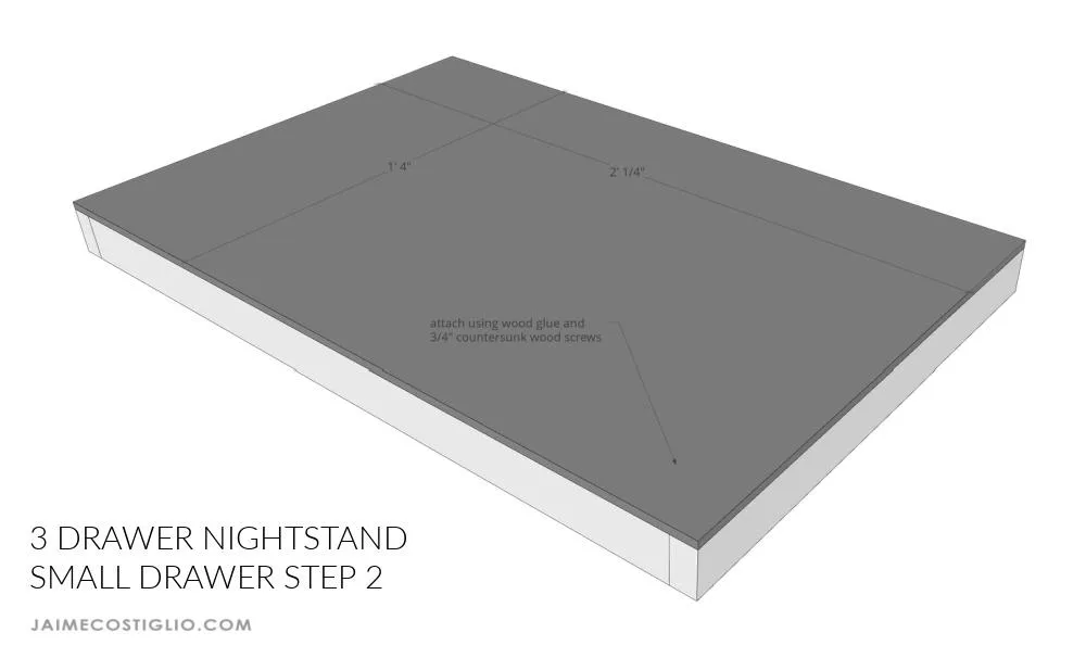 3 Drawer Nightstand — step photo 13