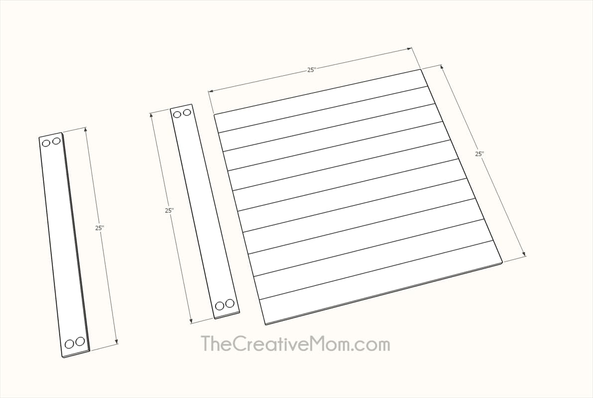 Shiplap Wreath Display Frame — step photo 5