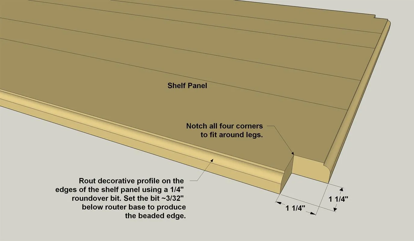 Traditional Coffee Table with Storage — step photo 13
