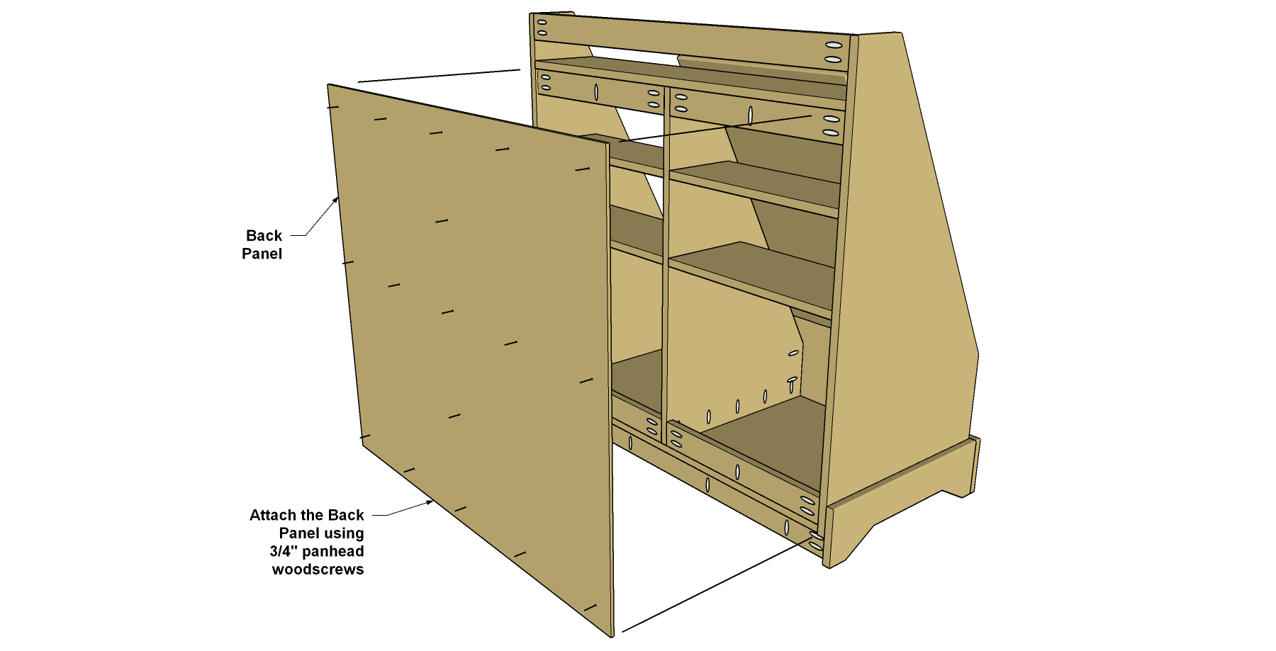 Toy Box with Easel — step photo 21