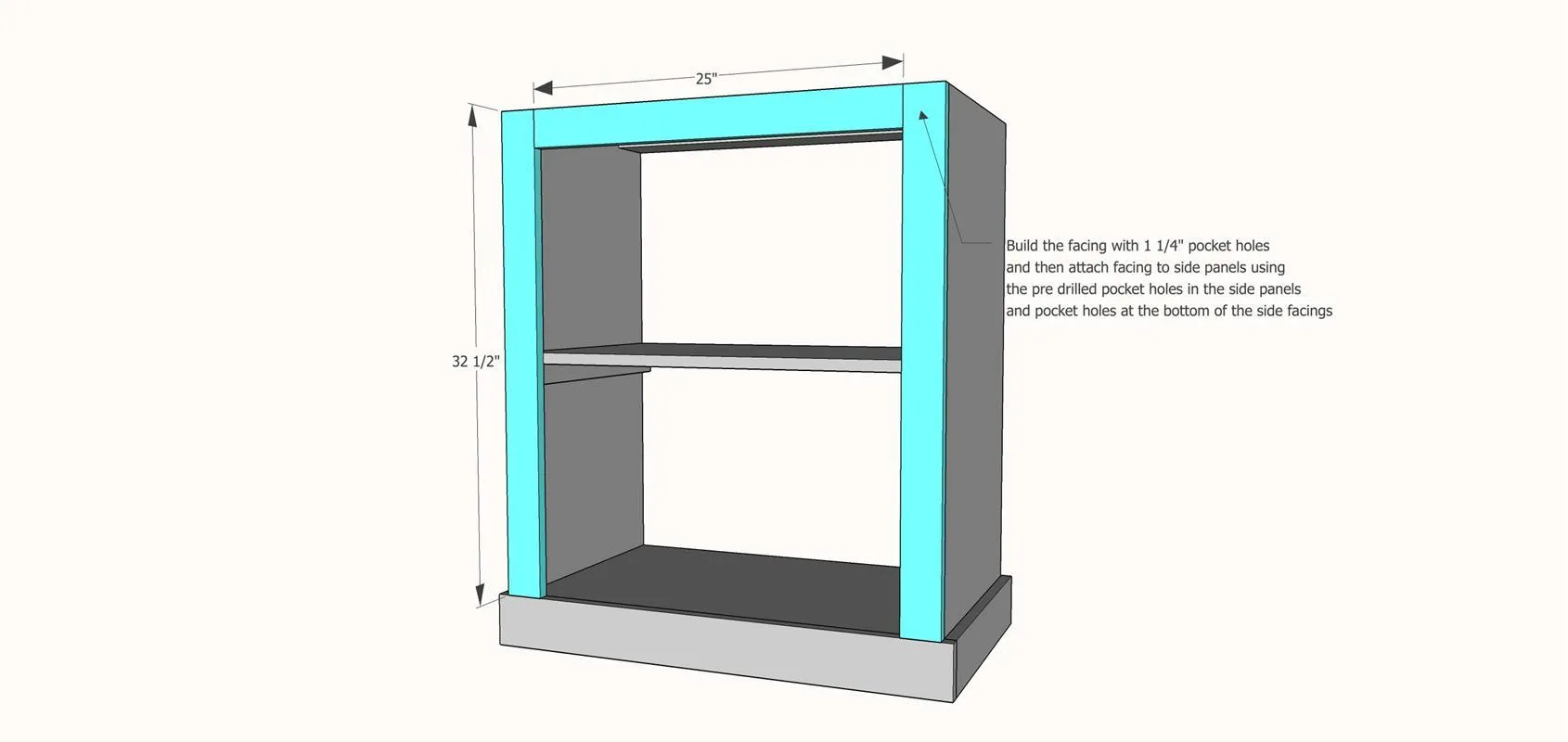 DIY Small Buffet — step photo 8