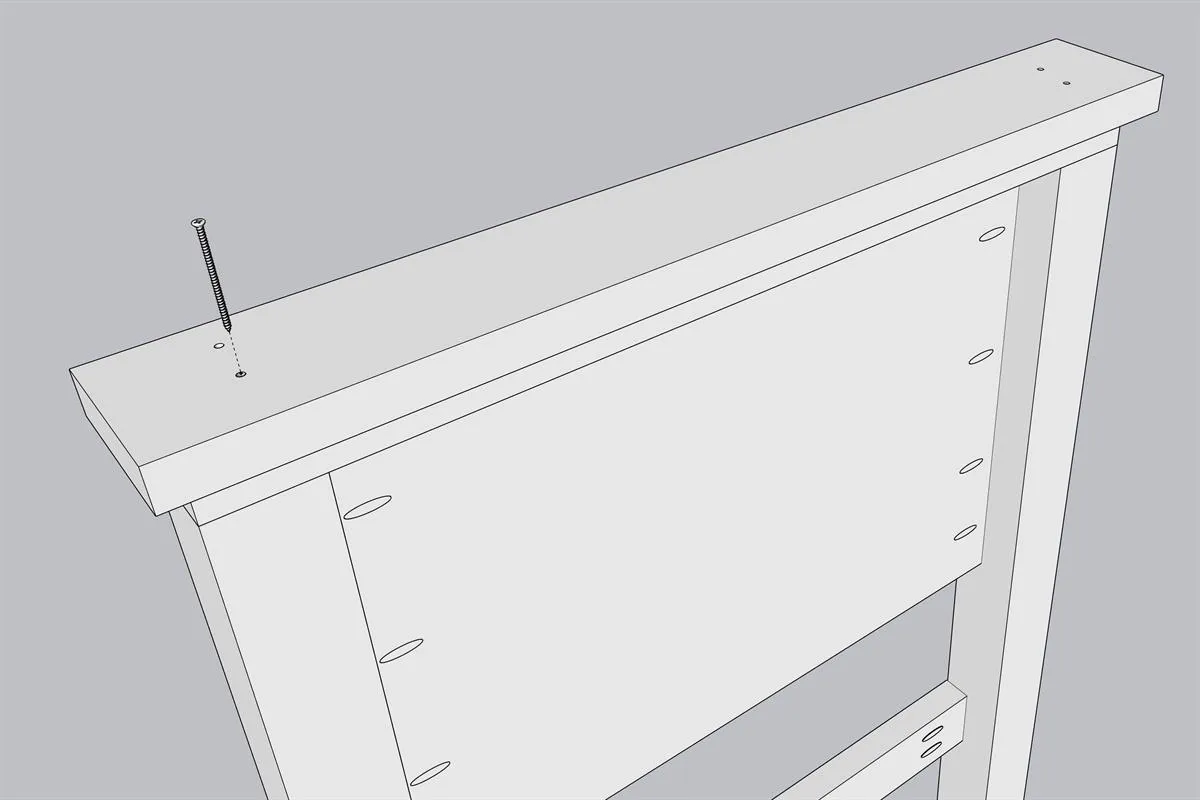 Twin Bed with Storage — step photo 16