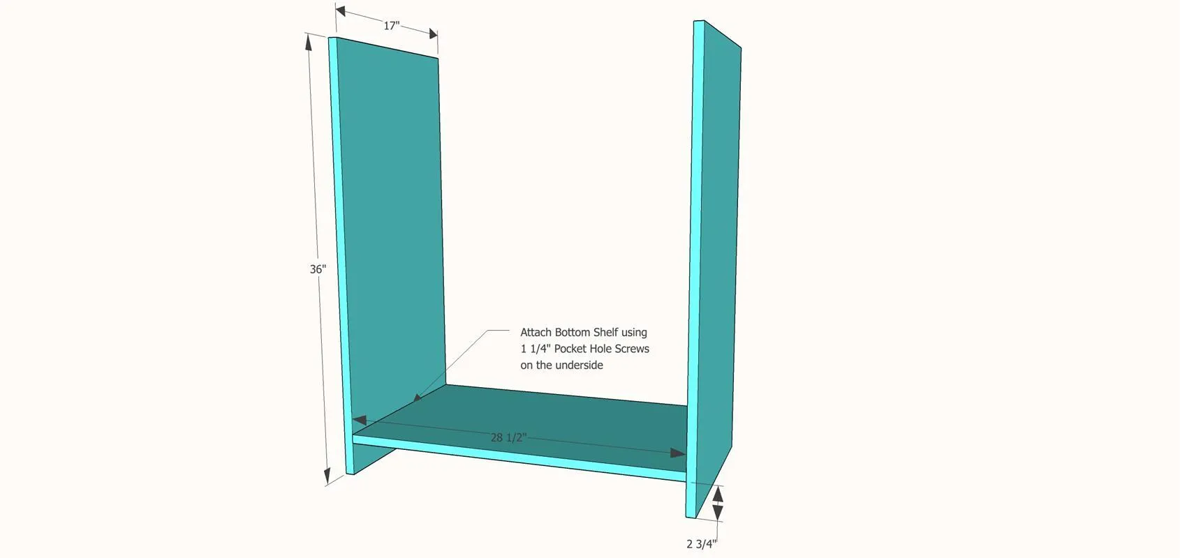 DIY Small Buffet — step photo 4