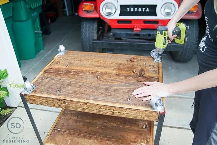 Industrial Beverage Cart — step photo 19